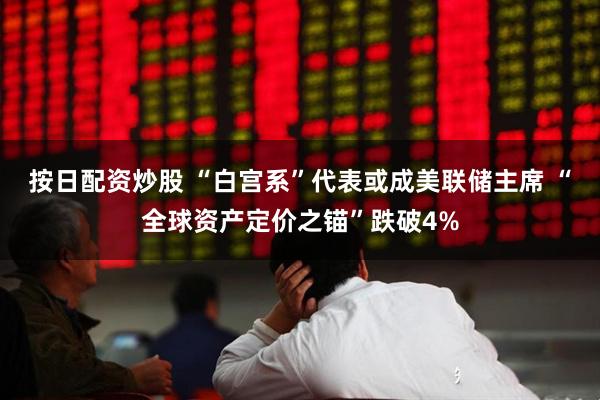 按日配资炒股 “白宫系”代表或成美联储主席 “全球资产定价之锚”跌破4%
